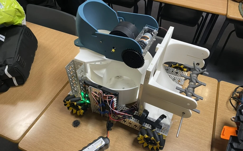The competition robot, full assembly