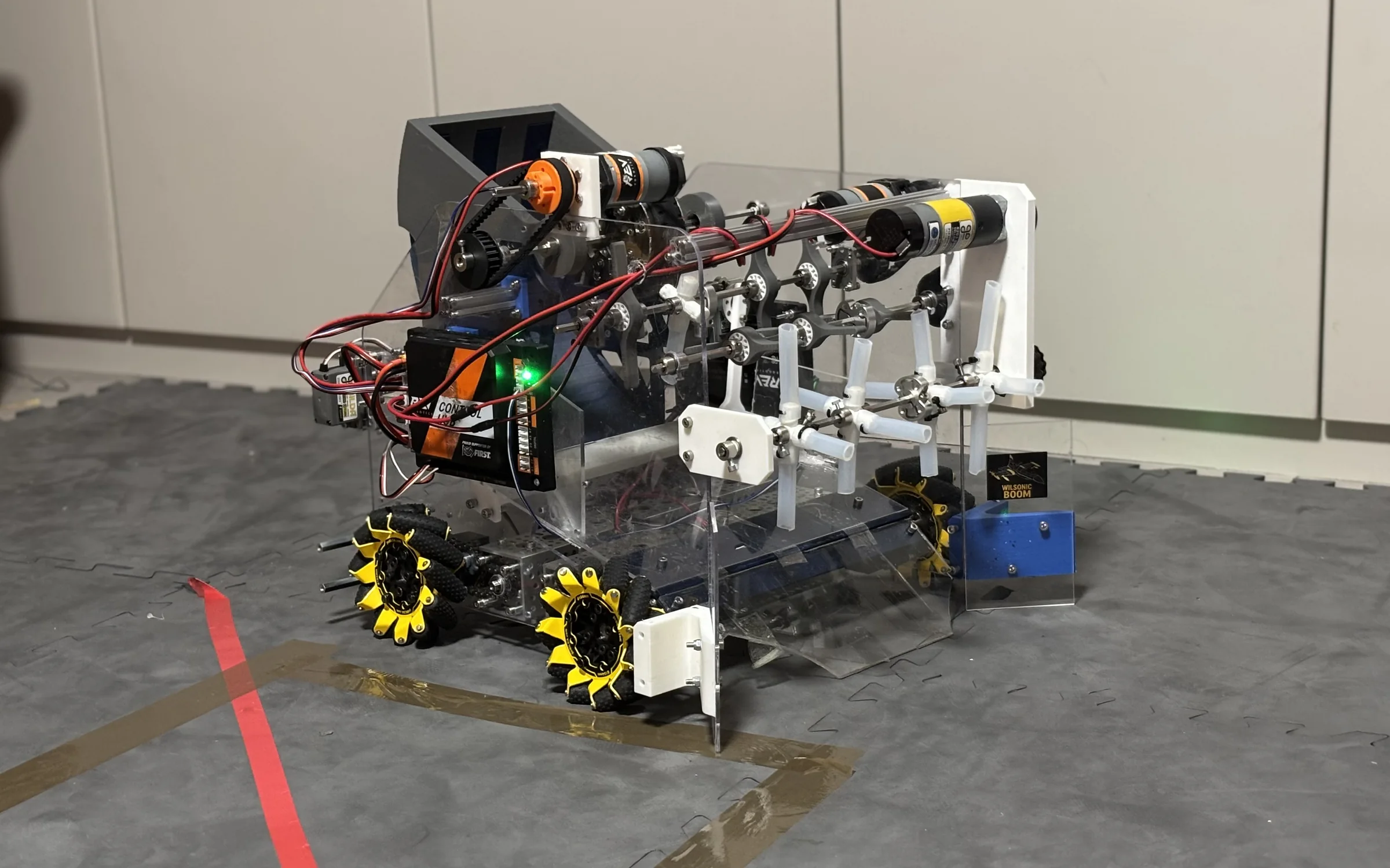 The competition robot, full assembly